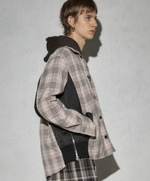 Maison ULA（メゾンウラ）の「【Maison ULA】チェックキルテッドブルゾン（ブルゾン）」