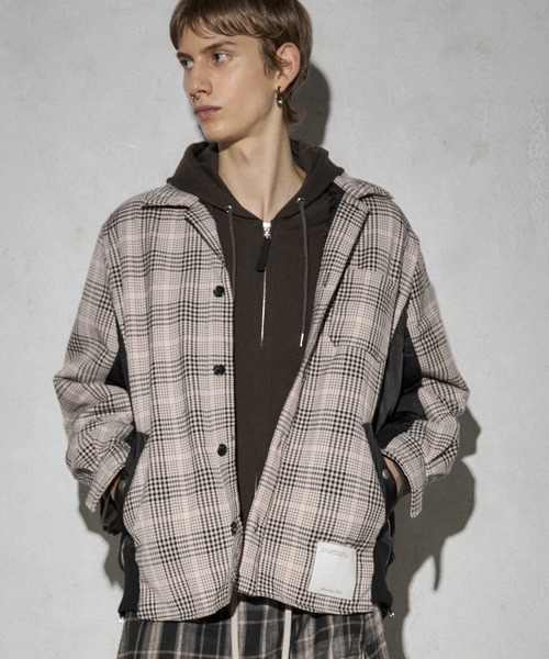 Maison ULA（メゾンウラ）の「【Maison ULA】チェックキルテッドブルゾン（ブルゾン・メンズ・ブラック/グリーン・2/1）」の12枚目の写真