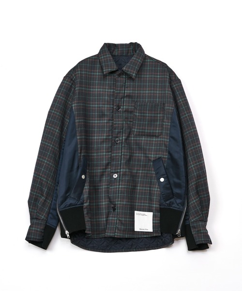Maison ULA（メゾンウラ）の「【Maison ULA】チェックキルテッドブルゾン（ブルゾン・メンズ・ブラック/グリーン・2/1）」の19枚目の写真