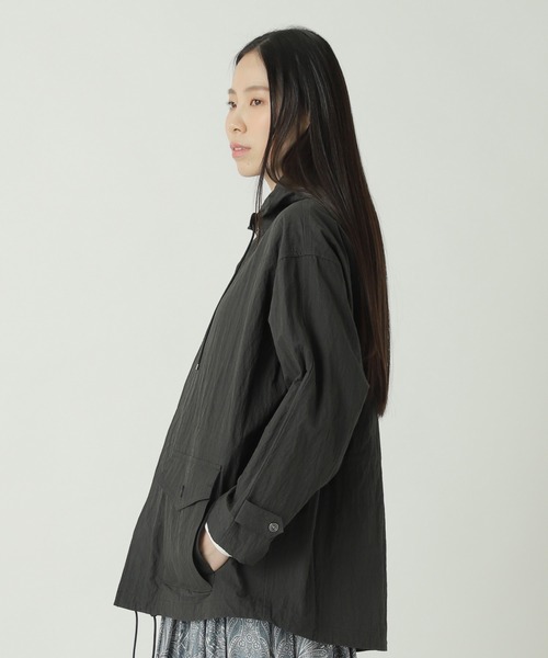 ZUCCa(ズッカ)の「COTTON NYLON WASHER / S(ブルゾン・レディース・ダークグレー/ベージュ/ライトブルー・M size/X-LARGE)」の4枚目の写真