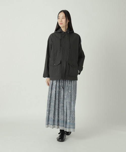 ZUCCa(ズッカ)の「COTTON NYLON WASHER / S(ブルゾン・レディース・ダークグレー/ベージュ/ライトブルー・M size/X-LARGE)」の6枚目の写真