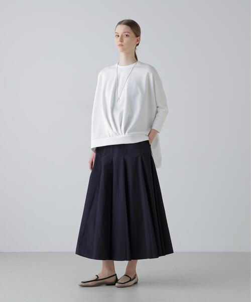 ADORE(アドーア)の「◆スムージージャージーカットソー(Tシャツ/カットソー・レディース・ホワイト/ネイビー/ベージュ・38)」の6枚目の写真
