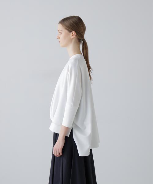 ADORE(アドーア)の「◆スムージージャージーカットソー(Tシャツ/カットソー・レディース・ホワイト/ネイビー/ベージュ・38)」の7枚目の写真