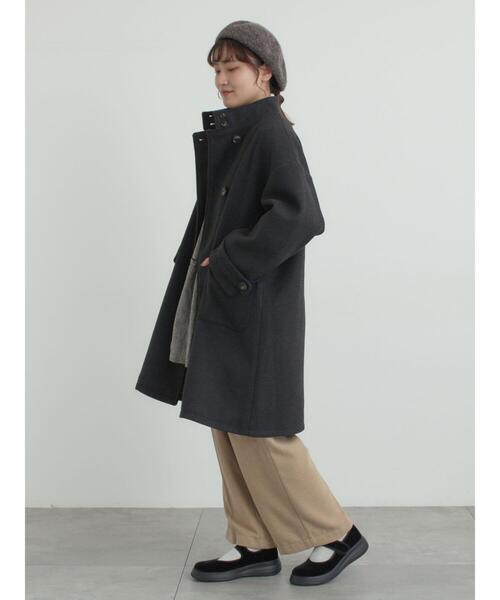 Samansa Mos2（サマンサ モスモス）の「【帯電防止裏地】ツータックストレートパンツ《M/Lサイズ》（その他パンツ・レディース・ブラウン/チャコールグレー/ベージュ・L/M）」の21枚目の写真