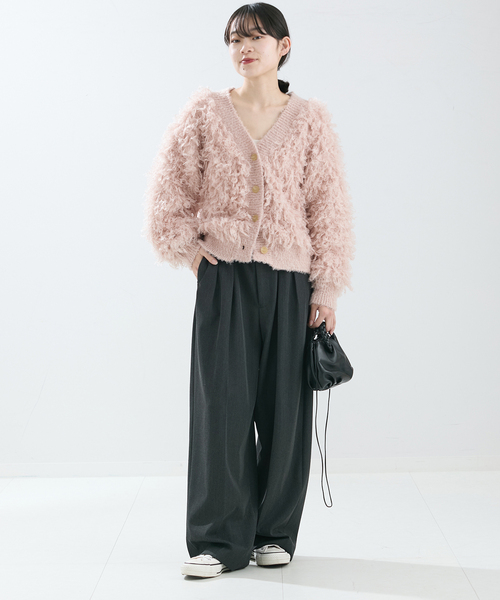 journal standard L'essage(ジャーナルスタンダードレサージュ)の「ループ2WAYカーディガン(カーディガン/ボレロ・レディース・ブラック・FREE)」の9枚目の写真