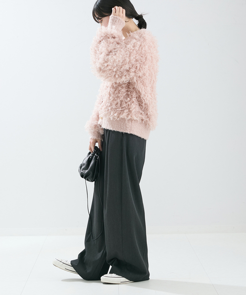 journal standard L'essage(ジャーナルスタンダードレサージュ)の「ループ2WAYカーディガン(カーディガン/ボレロ・レディース・ブラック・FREE)」の10枚目の写真