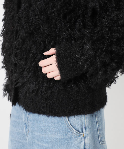 journal standard L'essage(ジャーナルスタンダードレサージュ)の「ループ2WAYカーディガン(カーディガン/ボレロ・レディース・ブラック・FREE)」の17枚目の写真