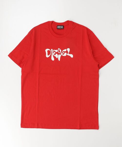 DIESEL Kids & Junior — детская/подростковая брендовая футболка с коротким рукавом