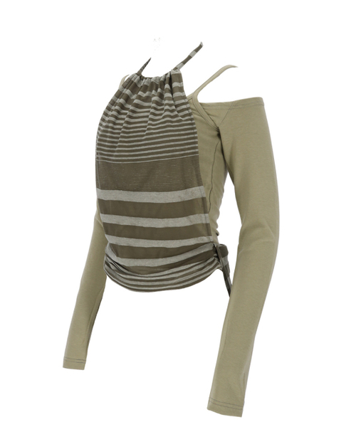 SETSETSET(セットセットセット)の「TRANSFORM LAYERED TEE (GREEN)(Tシャツ/カットソー・レディース・その他・ONE SIZE)」の16枚目の写真