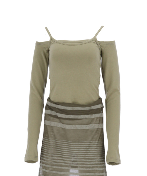 SETSETSET(セットセットセット)の「TRANSFORM LAYERED TEE (GREEN)(Tシャツ/カットソー・レディース・その他・ONE SIZE)」の17枚目の写真