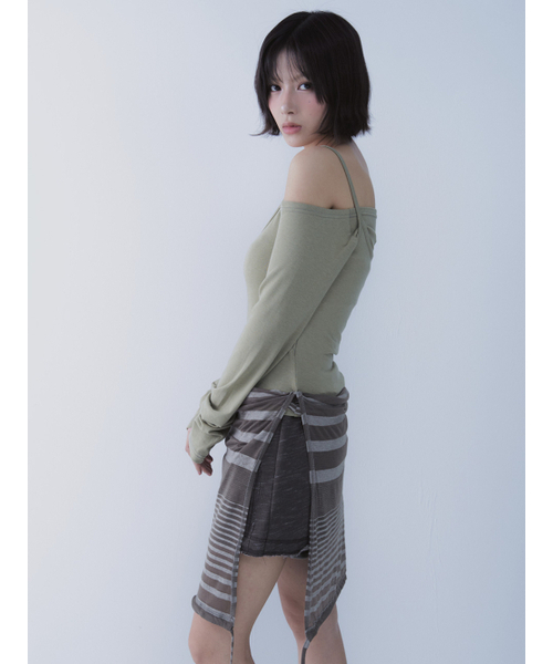 SETSETSET(セットセットセット)の「TRANSFORM LAYERED TEE (GREEN)(Tシャツ/カットソー・レディース・その他・ONE SIZE)」の13枚目の写真