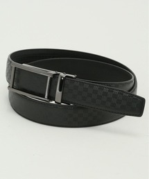 TAKA-Q | 【アジャストフリー 表牛革】タカキュー 市松型押しベルト(ベルト)