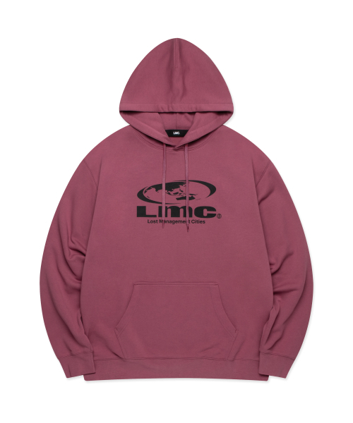 LMCの「OVAL GLOBE HOODIE dark pink(パーカー・レディース・その他・S/M/L/XL)」の1枚目の写真
