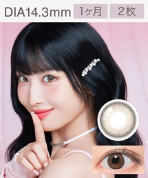 SIE.（シー）の「SIE. 1month ティーフロート （2枚入り）（コンタクトレンズ・カラコン）」