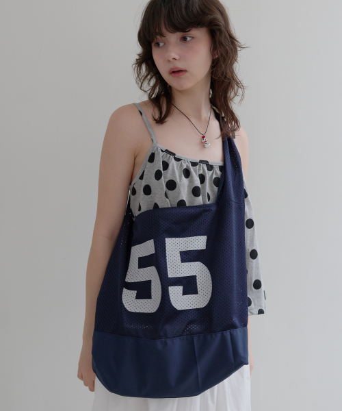 FUN FROM FUN(ファンフロムファン)の「55 Mesh Bag (Navy)(ショルダーバッグ・レディース・その他・ONE SIZE)」の2枚目の写真
