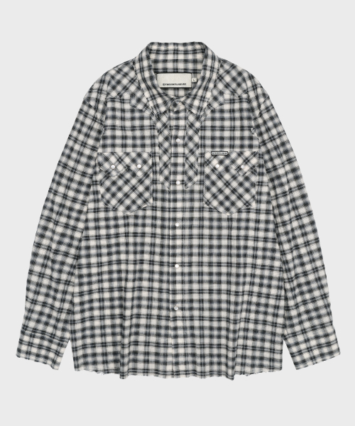 THEVINYLHOUSE(ザバイニルハウス)の「WESTERN CHECK SHIRTS BLACK (VH2ESUW321A)(シャツ/ブラウス・メンズ・その他・S/M/L)」の2枚目の写真