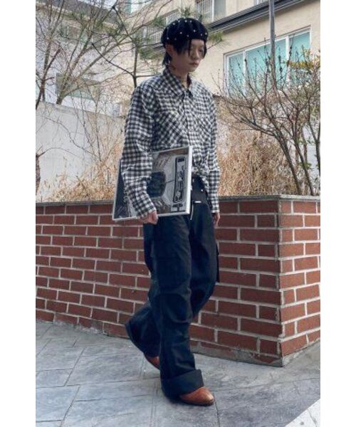 THEVINYLHOUSE(ザバイニルハウス)の「WESTERN CHECK SHIRTS BLACK (VH2ESUW321A)(シャツ/ブラウス・メンズ・その他・S/M/L)」の7枚目の写真