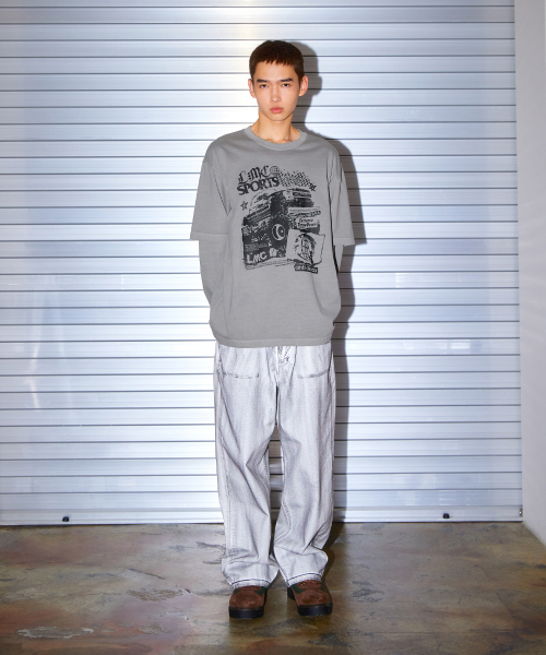 LMCの「OVERDYED LAYERED LONG SLV TEE gray(Tシャツ/カットソー・レディース・その他・S/M/L/XL)」の2枚目の写真
