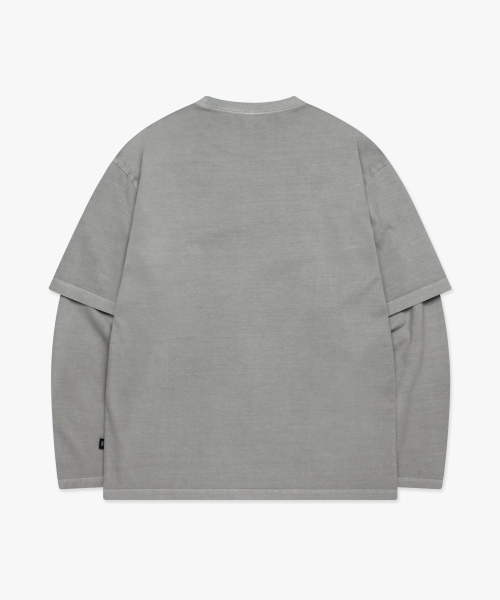 LMCの「OVERDYED LAYERED LONG SLV TEE gray(Tシャツ/カットソー・レディース・その他・S/M/L/XL)」の4枚目の写真