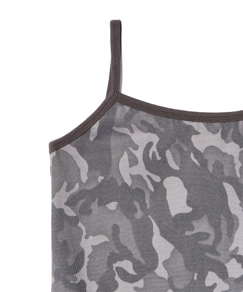 PIECEMAKER（ピースメーカー）の「SAND CAMO SLEEVELESS (CHARCOAL)（Tシャツ/カットソー・レディース・その他・FREE）」の6枚目の写真