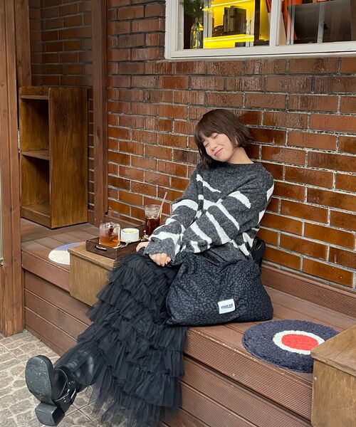 MACNI(マクニ)の「LEOPARD SUEDE ECO CROSS BAG BLACK(エコバッグ/サブバッグ・レディース・その他・FREE)」の8枚目の写真