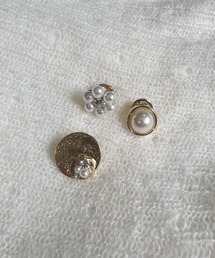 CEMONEMO（セモネモ）の「モチーフ ミニ ピンバッジ ３セット（ブローチ/コサージュ）」