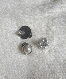 CEMONEMO（セモネモ）の「モチーフ ミニ ピンバッジ ３セット（ブローチ/コサージュ）」