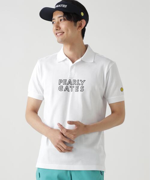 PEARLY GATES】PG is PG 表カノコ半袖ポロシャツ（ポロシャツ