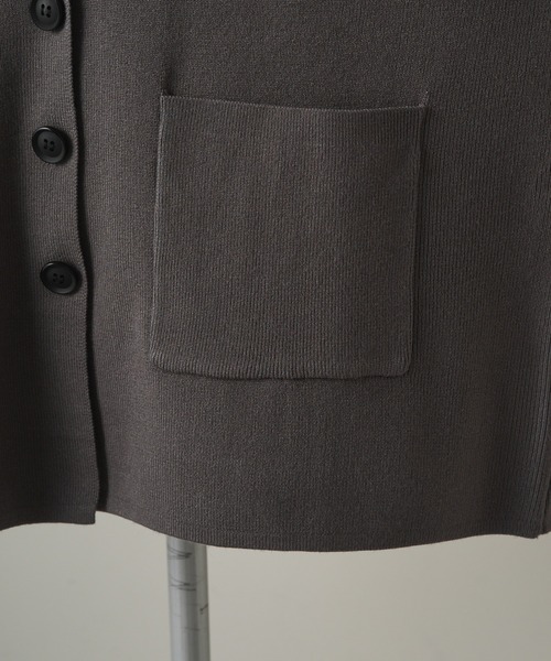 PUAL CE CIN（ピュアルセシン）の「【3点セット】ニットカーデ/ニットパンツ/ニットインナー（ニット/セーター・レディース・チャコールグレー/グレイッシュベージュ・FREE）」の5枚目の写真