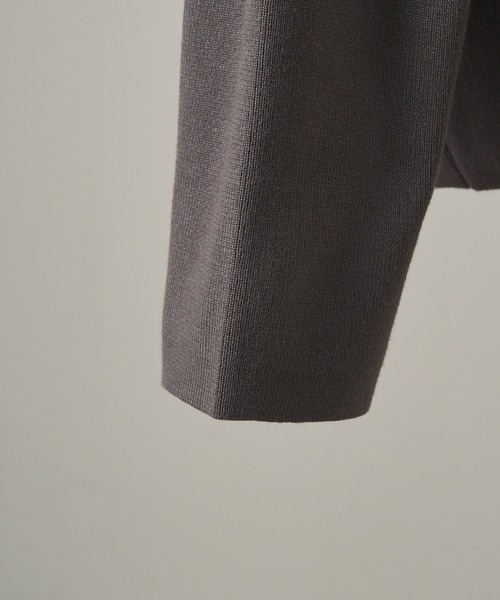 PUAL CE CIN（ピュアルセシン）の「【3点セット】ニットカーデ/ニットパンツ/ニットインナー（ニット/セーター・レディース・チャコールグレー/グレイッシュベージュ・FREE）」の3枚目の写真