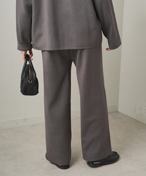 PUAL CE CIN（ピュアルセシン）の「【3点セット】ニットカーデ/ニットパンツ/ニットインナー（ニット/セーター・レディース・チャコールグレー/グレイッシュベージュ・FREE）」の17枚目の写真