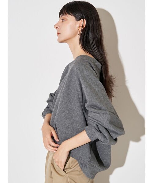 ELENDEEK（エレンディーク）の「ラグランタックカットソー（Tシャツ/カットソー・レディース・グレー/ブルー/アイボリー・FREE）」の6枚目の写真