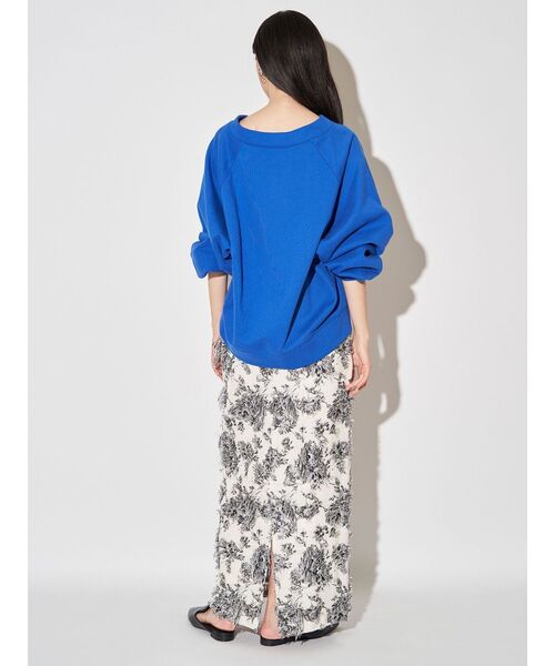 ELENDEEK（エレンディーク）の「ラグランタックカットソー（Tシャツ/カットソー・レディース・グレー/ブルー/アイボリー・FREE）」の21枚目の写真