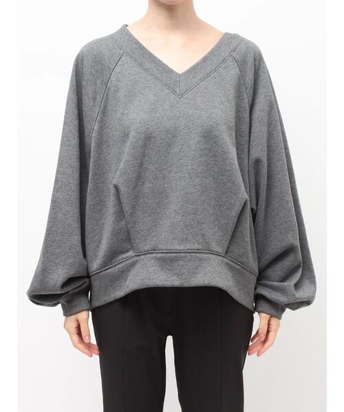 ELENDEEK（エレンディーク）の「ラグランタックカットソー（Tシャツ/カットソー・レディース・グレー/ブルー/アイボリー・FREE）」の13枚目の写真