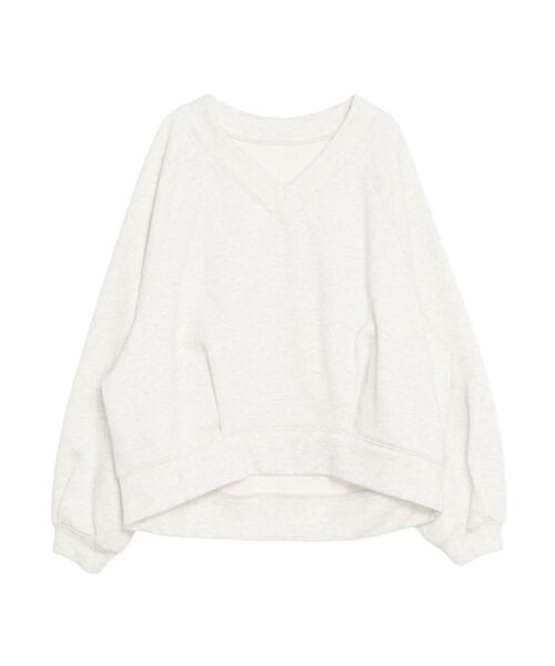 ELENDEEK（エレンディーク）の「ラグランタックカットソー（Tシャツ/カットソー・レディース・グレー/ブルー/アイボリー・FREE）」の7枚目の写真