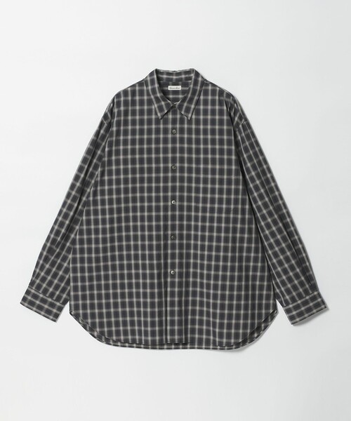 Steven Alan（スティーブンアラン）の「＜Steven Alan＞ C/L/S オンブレー チェック レギュラーカラー シャツ LOOSE（シャツ/ブラウス・メンズ・ブラック/モカ/ロイヤルブルー・L/M/S/XL）」の2枚目の写真