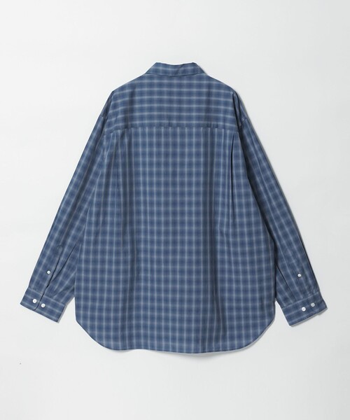 Steven Alan（スティーブンアラン）の「＜Steven Alan＞ C/L/S オンブレー チェック レギュラーカラー シャツ LOOSE（シャツ/ブラウス・メンズ・ブラック/モカ/ロイヤルブルー・L/M/S/XL）」の12枚目の写真
