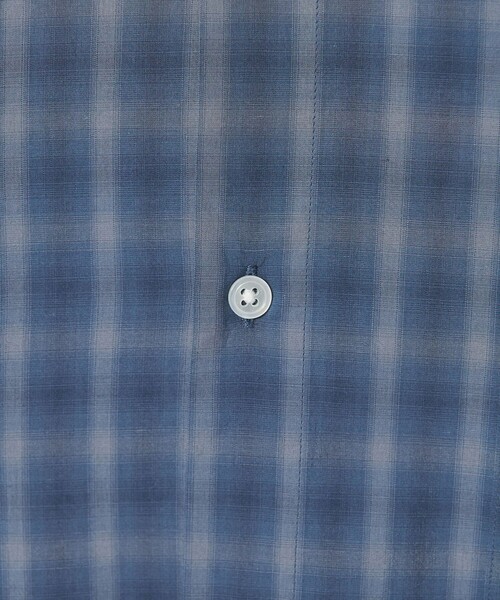 Steven Alan（スティーブンアラン）の「＜Steven Alan＞ C/L/S オンブレー チェック レギュラーカラー シャツ LOOSE（シャツ/ブラウス・メンズ・ブラック/モカ/ロイヤルブルー・L/M/S/XL）」の17枚目の写真