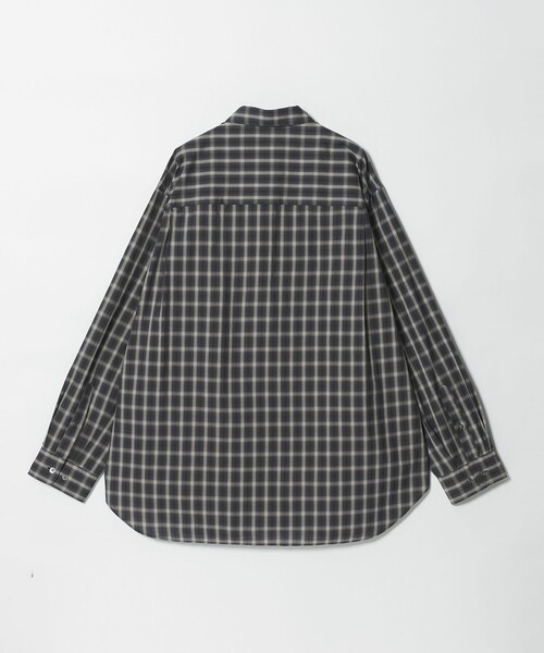 Steven Alan＞ C/L/S オンブレー チェック レギュラーカラー シャツ