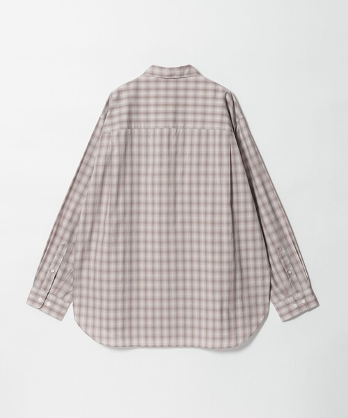 Steven Alan＞ C/L/S オンブレー チェック レギュラーカラー シャツ