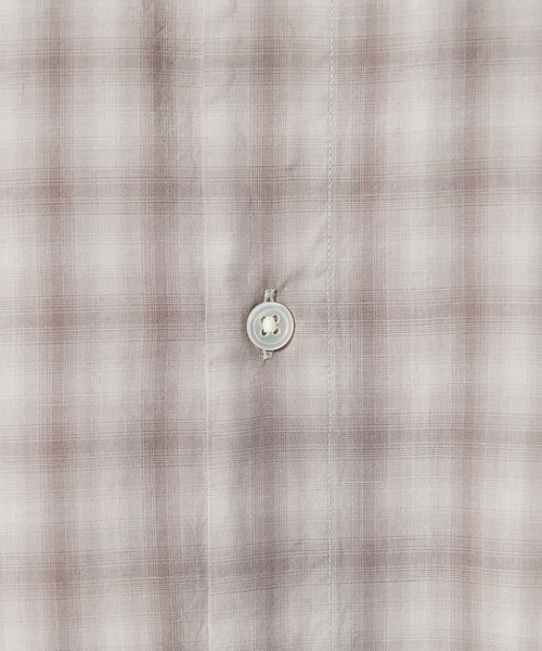 Steven Alan（スティーブンアラン）の「＜Steven Alan＞ C/L/S オンブレー チェック レギュラーカラー シャツ LOOSE（シャツ/ブラウス・メンズ・ブラック/モカ/ロイヤルブルー・L/M/S/XL）」の4枚目の写真