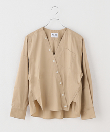 MA/RE（マレ）の「MA/RE/マレ カシュクールSHIRTS シャツ LIGHT COTTON 104 GR（シャツ/ブラウス）」