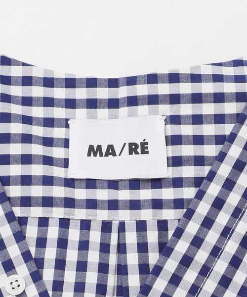 IENA(イエナ)の「MA/RE/マレ カシュクールSHIRTS シャツ LIGHT COTTON 104 GR(シャツ/ブラウス・レディース・ブラック/ブルー系その他/ネイビー・FREE/MEDIUM)」の15枚目の写真