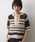 full/fill.�i�t���t�B���j�́uhalf sleeve crochet lace polo tops/�n�[�t�X���[�u�N���V�F���[�X�g�b�v�X�i�|���V���c�j�v�b�u���b�N�~�b�N�X