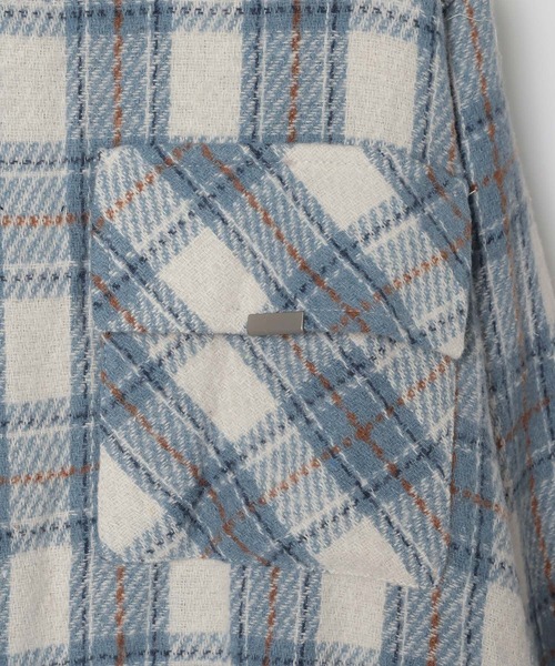 LAND MUSEUM(ランドミュージアム)の「【UNISEX】LAND MUSEUM/フード切り替え長袖シャツ(シャツ/ブラウス・メンズ・ブラック/ブルー・MEDIUM/SMALL/LARGE)」の20枚目の写真