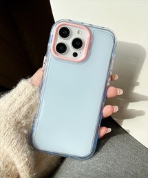 THE MILES（ザ マイルズ）の「"01"≪iPhone17/iPhone17Pro/iPhone Air 対応≫ポイントカラー & カラークリア iPhoneケース（スマホケース/カバー）」