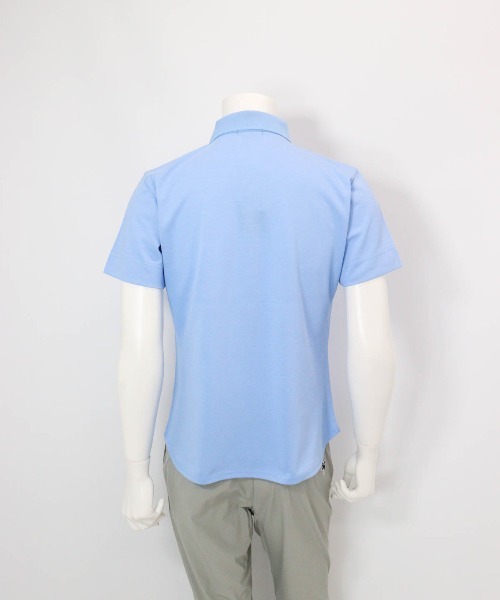 archivio(アルチビオ)の「<MENS>冷感速乾シェイプポロシャツ(ポロシャツ・メンズ・ネイビー/ライトブルー/ピンク/ホワイト・LL/L/M)」の15枚目の写真