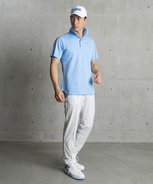 archivio(アルチビオ)の「<MENS>冷感速乾シェイプポロシャツ(ポロシャツ・メンズ・ネイビー/ライトブルー/ピンク/ホワイト・LL/L/M)」の8枚目の写真