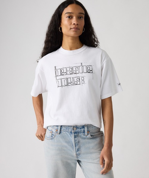 Levi's（リーバイス）の「Levi's/リーバイス Levi's(R) x BEASTIE BOYS COLOR UP Tシャツ（Tシャツ/カットソー・メンズ・ホワイト・S/M/L/XL）」の5枚目の写真