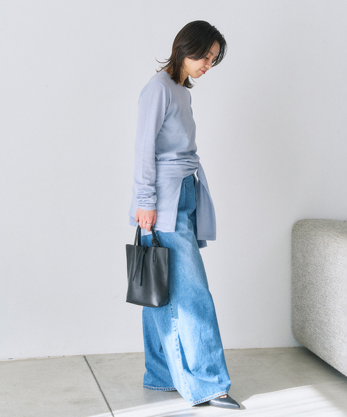 LE TALON（ルタロン）の「MILLELA FIRENZE/ミレッラ MINI TOTE（トートバッグ・レディース・ブラック/アイボリー/ブラウン・FREE）」の4枚目の写真